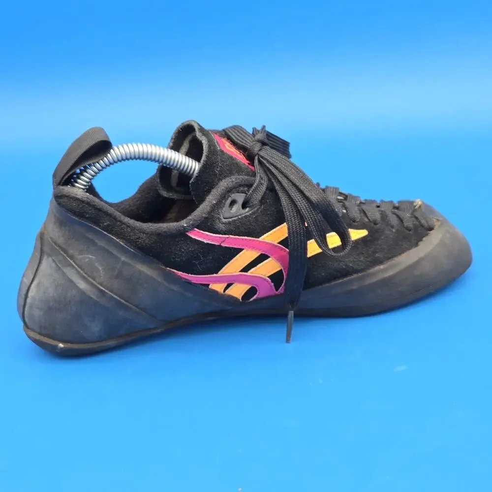 Five Ten Stealth C4 Climbing Shoes Mens US 9.5 Black Pink Orange Run Small